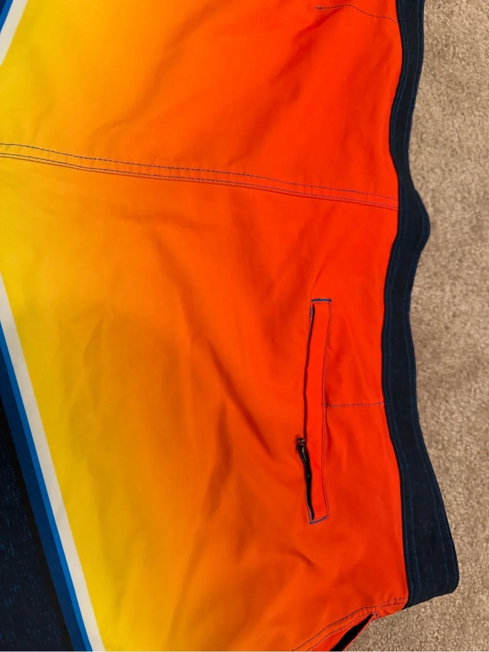 Ron Jon Surf Shop Sunset Gradient Board Shorts Men’s Size 44 Swim Trunks